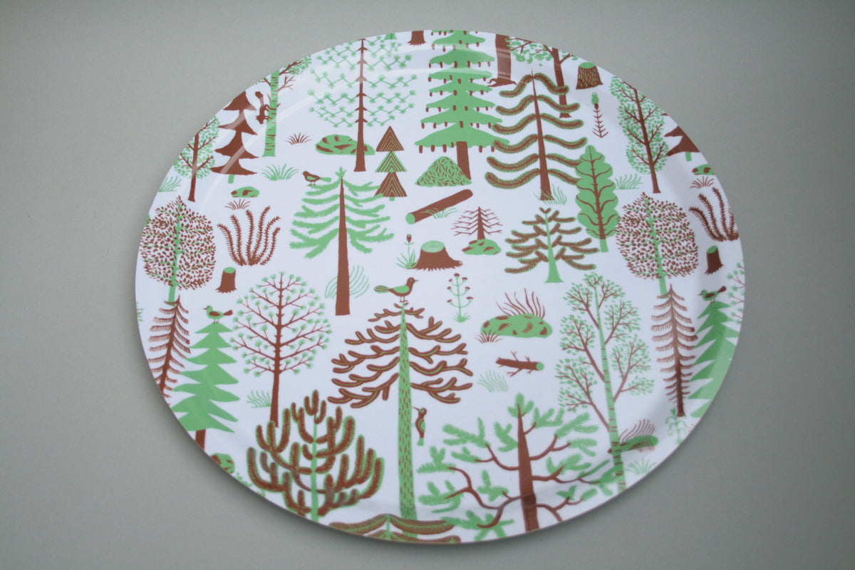 Circular Birch Tray