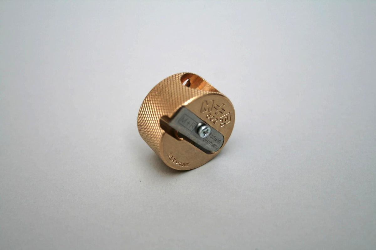 Brass Two Hole Pencil Sharpener